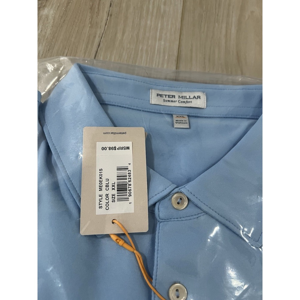 Peter Millar Summer Comfort Solid Performance Jer… - image 2